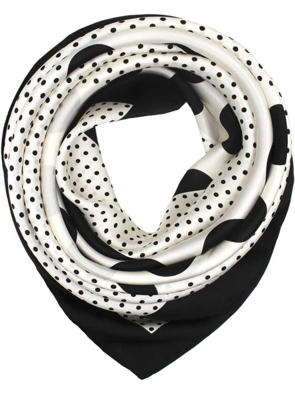 Luxurious 100% Mulberry Silk Scarf - 35" Square Hair Wrap - Perfect Gift!